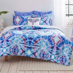 Twin Ivory Ella Izzie Tie Dye Comforter cover Duvet cover + One Standard sham